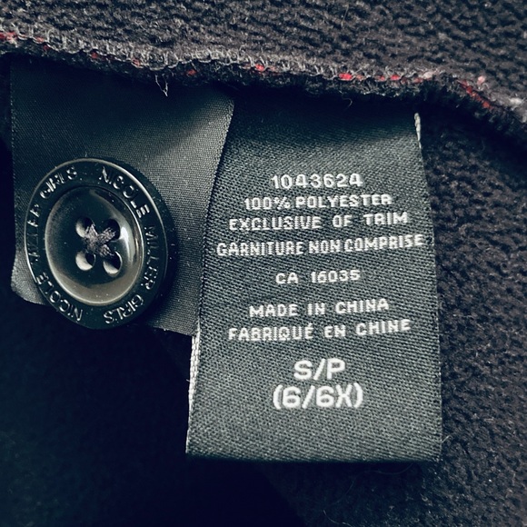 Nicole Miller Girls Double Breasted Plaid Fleece Peacoat Size S 6/6X Pockets - Picture 6 of 6